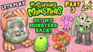 Lets Play MY SINGING MONSTERS Part 3! Mike Lost His Stuff! (FGTEEV Face Cam Commentary)