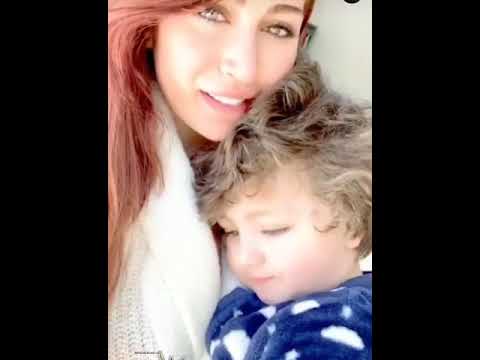 هضامة وجمالها هبة نور مع ابنها متل قمررر Youtube
