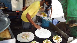 SET DOSA | Hotel Style Set Dosa | Soft Spongy Dosa | How to Make Set Dosa Recipe | Street Dine