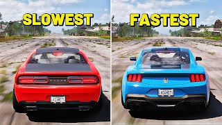 Top 12 FASTEST Muscle Cars Drag Race in Forza Horizon 5 screenshot 4