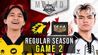 ONIC ID vs DEWA UNITED 🔥 GAME 2 | MPL ID SEASON 18 | REGULAR SEASON screenshot 1