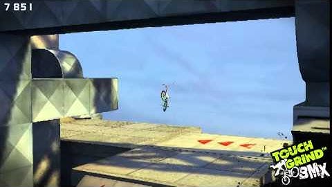 Skyline:Do A Flip,Frontspin,2 Tailwhips + 2 Barspins When Jumping Off The Building. - Touchgrind BMX
