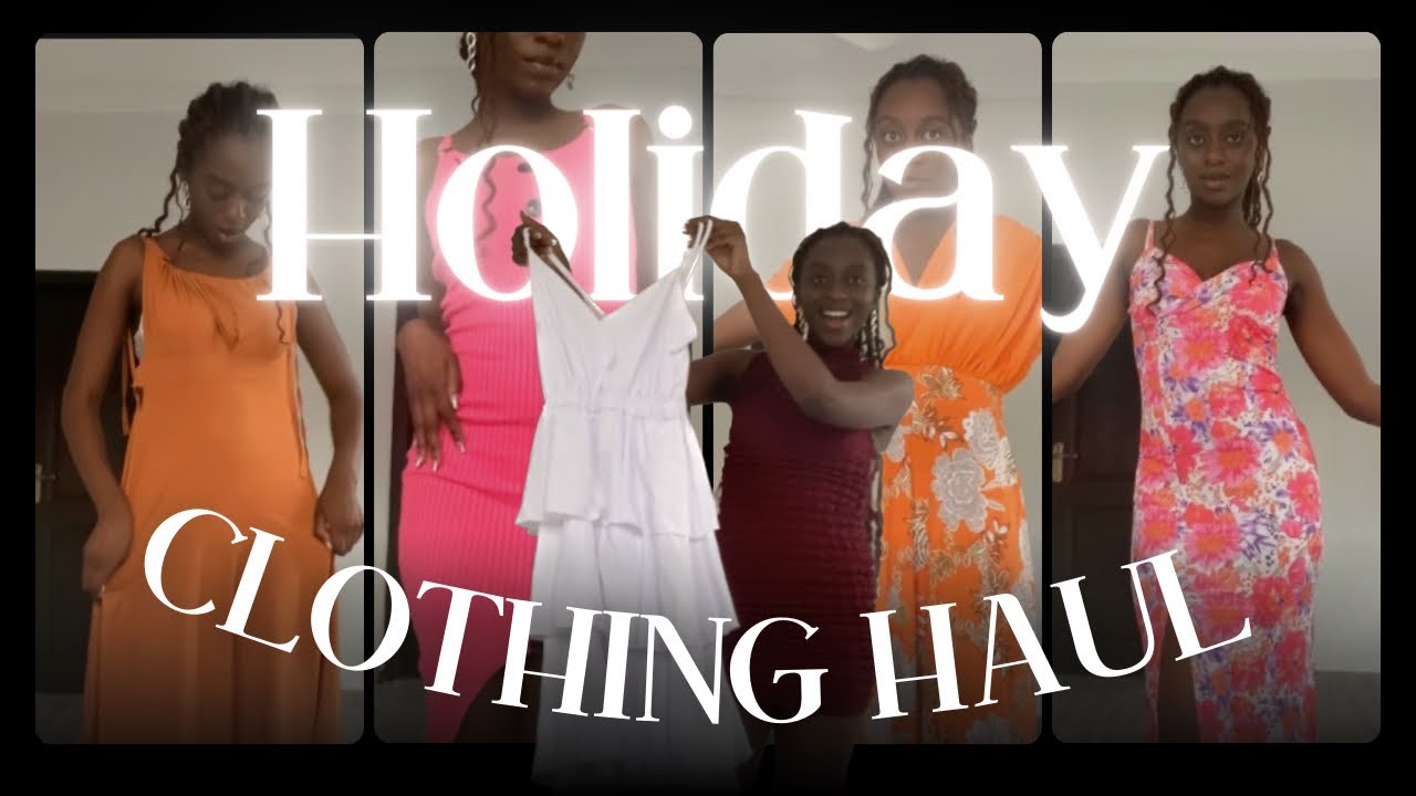 Trying the things I bought on holiday | Clothing haul ✈️🏝️