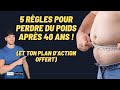 Comment perdre du poids aprs 40 ans