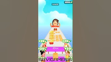 Pancake run (lvl 6) | mini games #shorts #Androidgames #iOSgames