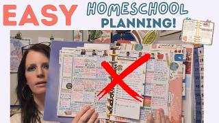 The Homeschool Planner I'm NOT Using This Year (Time To Keep It Simple!) #homeschoolplanning