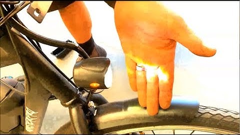 How to turn on the Front Light on E-Bike.