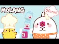 Molang - 🍱🍓Cooking and eating time ! 🍔🍪 |  cutecartoon More ⬇️ ⬇️ ⬇️