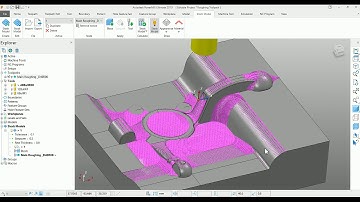 Autodesk PowerMill - Rest Machining using Stock Model -Tutorial 24 - Tamil