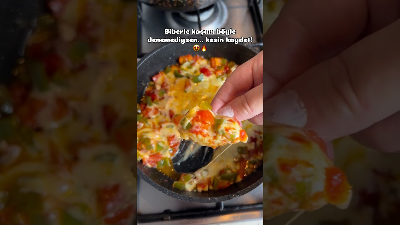 🌶️ Kaşarlı Biberli Kahvaltılık | 5 Dakikada Hazır Pratik Tarif!
