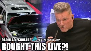 💰 PAT BUYS $21K CADILLAC ESCALADE LIVE ON AIR! 💰 | The Pat McAfee Show