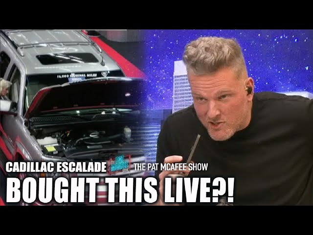 💰PAT BUYS $21K CADILLAC ESCALADE LIVE ON AIR! 💰 | The Pat McAfee Show