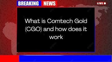 What is Comtech Gold CGO and how does it work