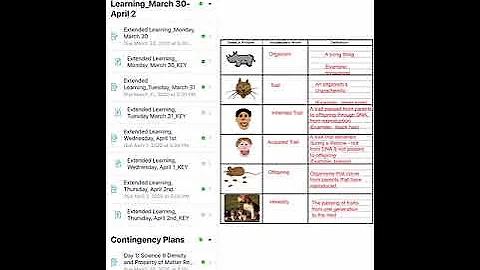 Science 8 March 31-April 1st