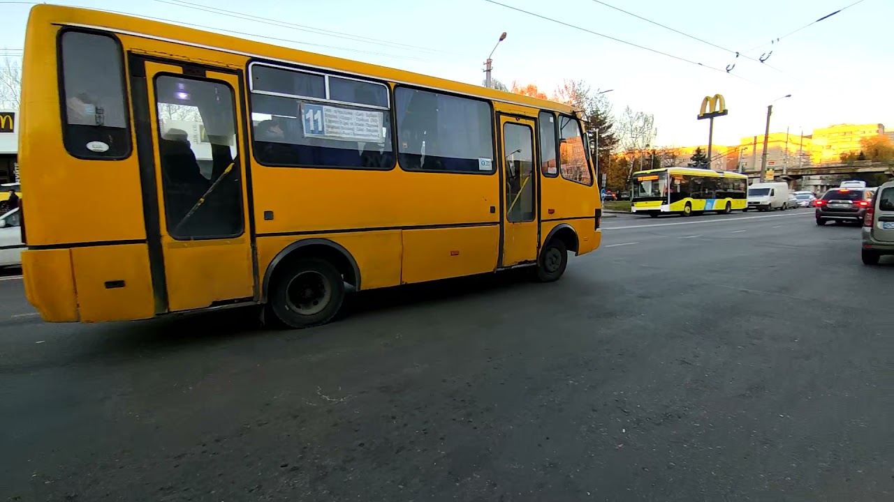 Ukraine Crazy bus race - Tata Etalon A079