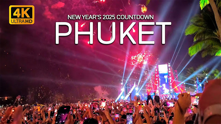 Patong Beach New Year 2025 | Spectacular Fireworks in Phuket Thailand