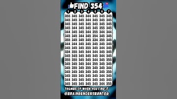 Spot The Numbers Challenge! Go! #shorts