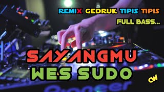 Dj Gedruk Tipis Tipis - SAYANGMU WES SUDO | Gamelan Angklung ( Mati kaku )