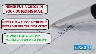 Check washing scams | 2 Wants to Know