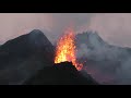 Iceland Volcano Eruption,  Moonlight, Sunset and a Volcano 4K