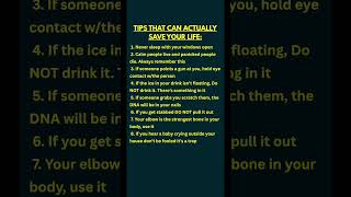 8 Tips That Could Actually Save Your Life (Everyone Needs to Know These!)