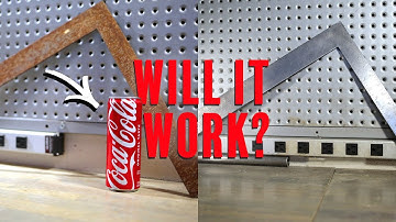Rust Removal Magic: Restoring a Rusty Framing Square with Coca-Cola!