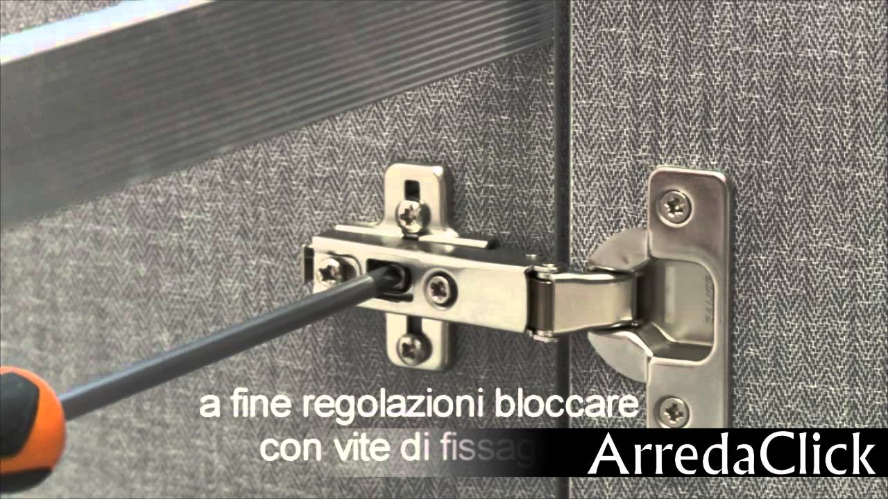 Come regolare cerniere, ante e cassetti youtube