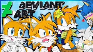 Tails and Tailsko VS DeviantArt | FEMALE TAILS !
