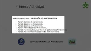 Conferencia WEB Actividad 1, Tema BIENVENDA AL CURSO Y UTILIZACIÓN DE LA PLATAFORMA