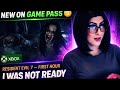 Resident Evil 7 👀 First Hour Gameplay | NEW Game Pass Drop 💋 I Was NOT Ready for This..