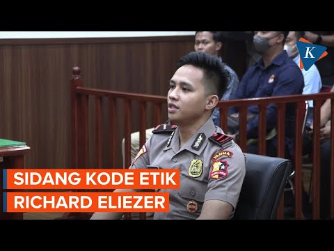 Momen Richard Eliezer Jalani Sidang Etik, Pakai Seragam Polisi Lengkap