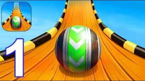 Sky Rolling Ball 3D   Gameplay Walkthrough Part 1 Level 1   17