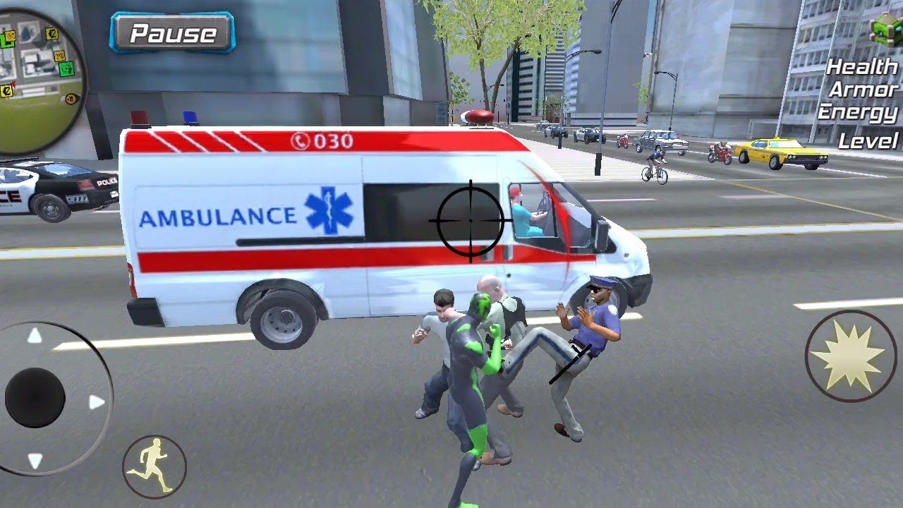 3 ) Rope Frog Ninja Hero Car Vegas - Funny Fight Gameplay ✨ Android Gameplay