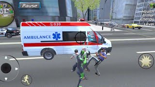 3 ) Rope Frog Ninja Hero Car Vegas - Funny Fight Gameplay ✨ Android Gameplay screenshot 4