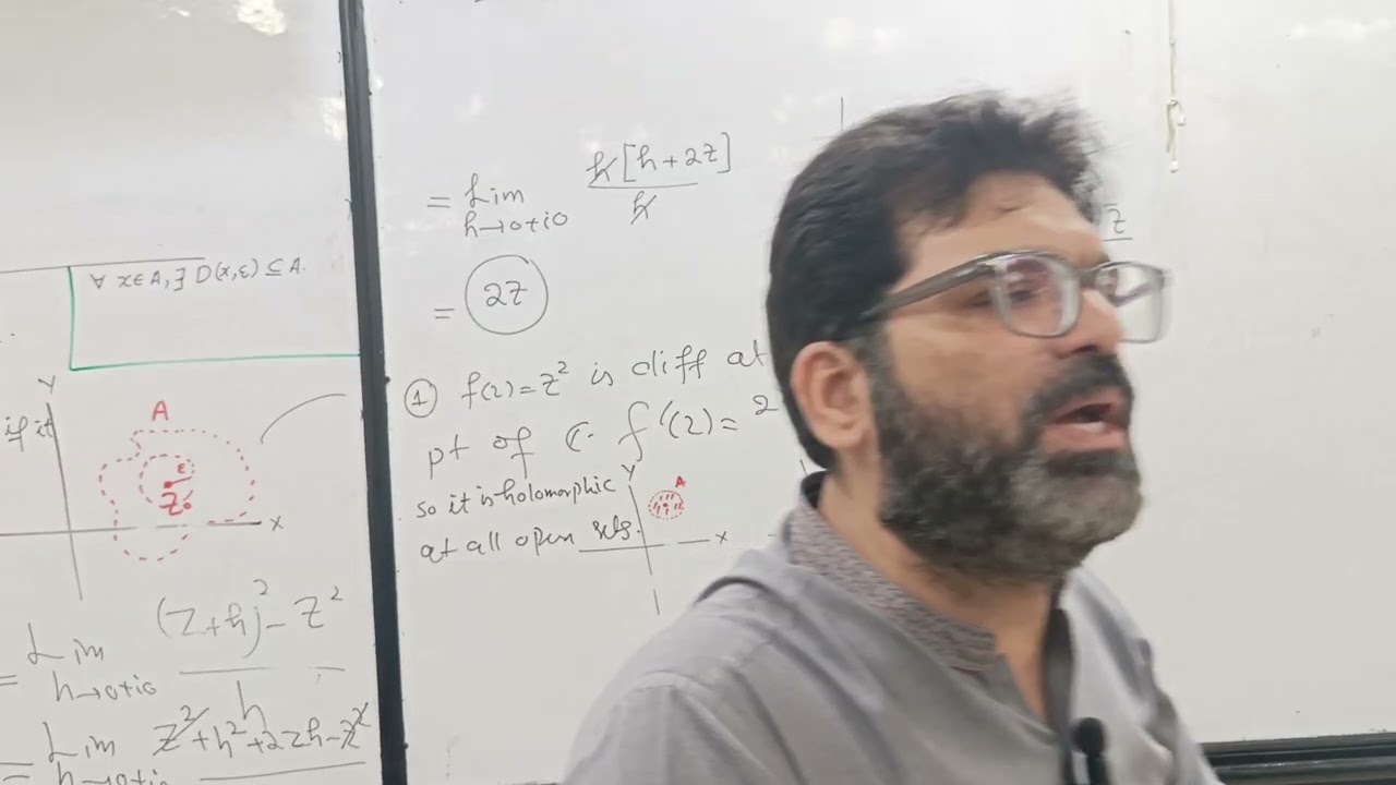 Lecture 15B: Complex Differentiation, Holomorphic function and Entire Functions