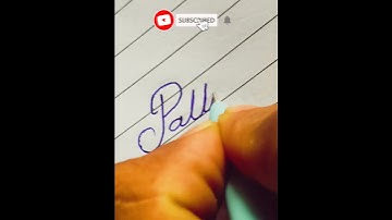 Alex Brush Font Style "Pallabi" || Learn Alex Brush Font Style || #shrorts #viral