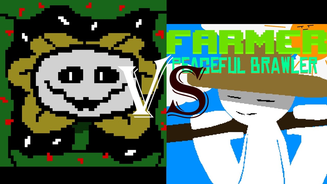 Farmer Vs Flowey (Full Fight) - YouTube