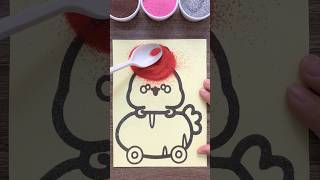 sandpainting chick coloring asrmpainting