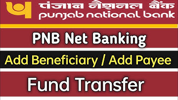 PNB Me Beneficiary Add Kaise Karen | PNB Net Banking Fund Transfer | Add Other Bank Payee in PNB Net
