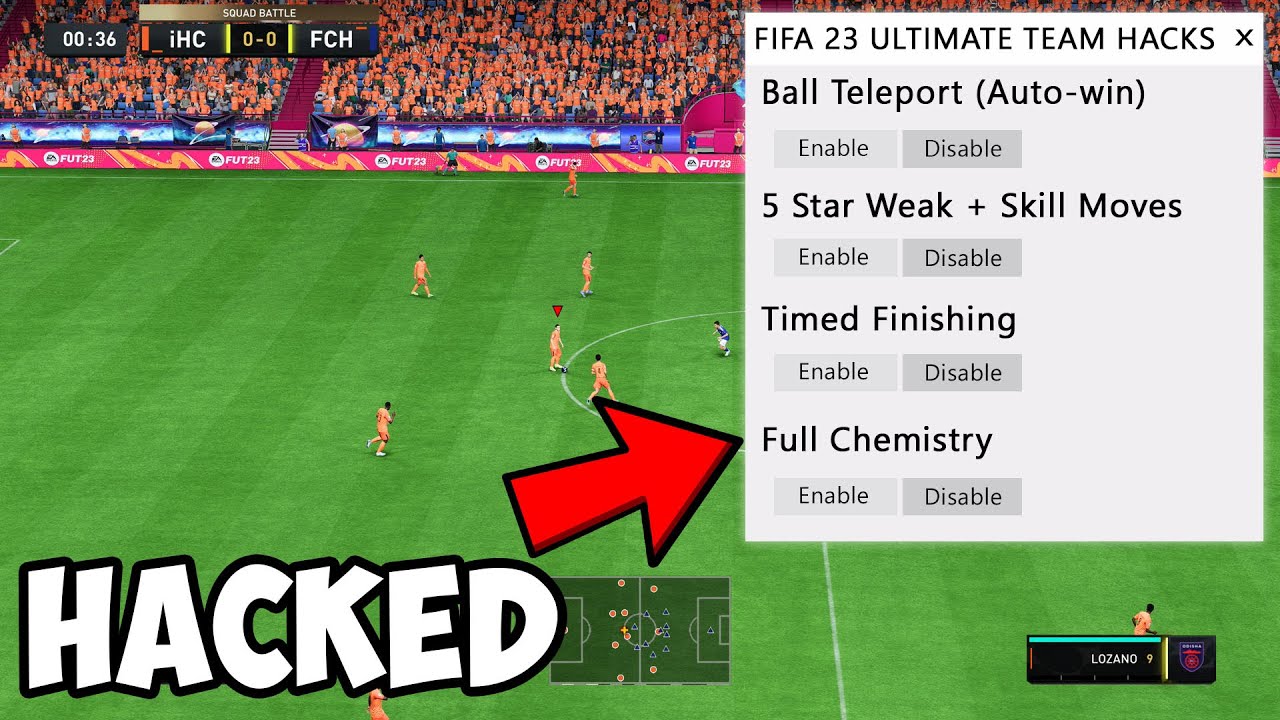 FIFA 23 Hacks & Cheats FUT 2023⚡ GTF, Player links, etc