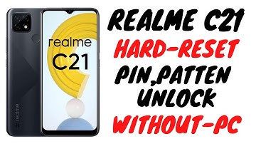 Realme C21 (RMX3201) Hard Reset/Remove Phone Lock 2021 | Unlock Pin/Pattern/Password 100% Working