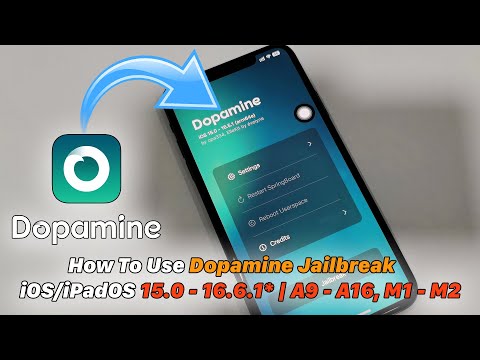 Dopamine Jailbreak iOS/iPadOS 15.0 - 16.6.1* | A9 - A16, M1 - M2