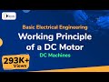 Working Principle of a DC Motor - DC Machines - Basic Electrical Engineering