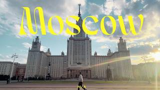 Moscow Travel Vlog 🇷🇺 Red Square, Moscow State University, GUM, Parks &amp; Classic Russian Food
