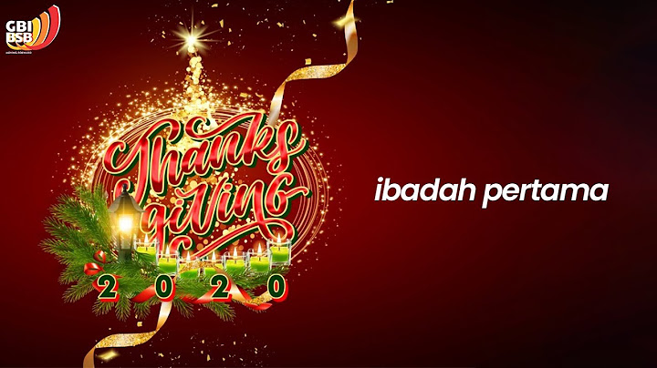 Ibadah Siaran Langsung Pertama Natal GBI BSB | Kamis, 24 Desember 2020