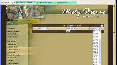 Setting Up a Facility for Reservations