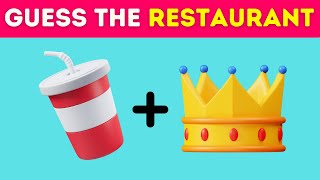 Guess the Fast Food Restaurant by Emoji ? 🍔🍟