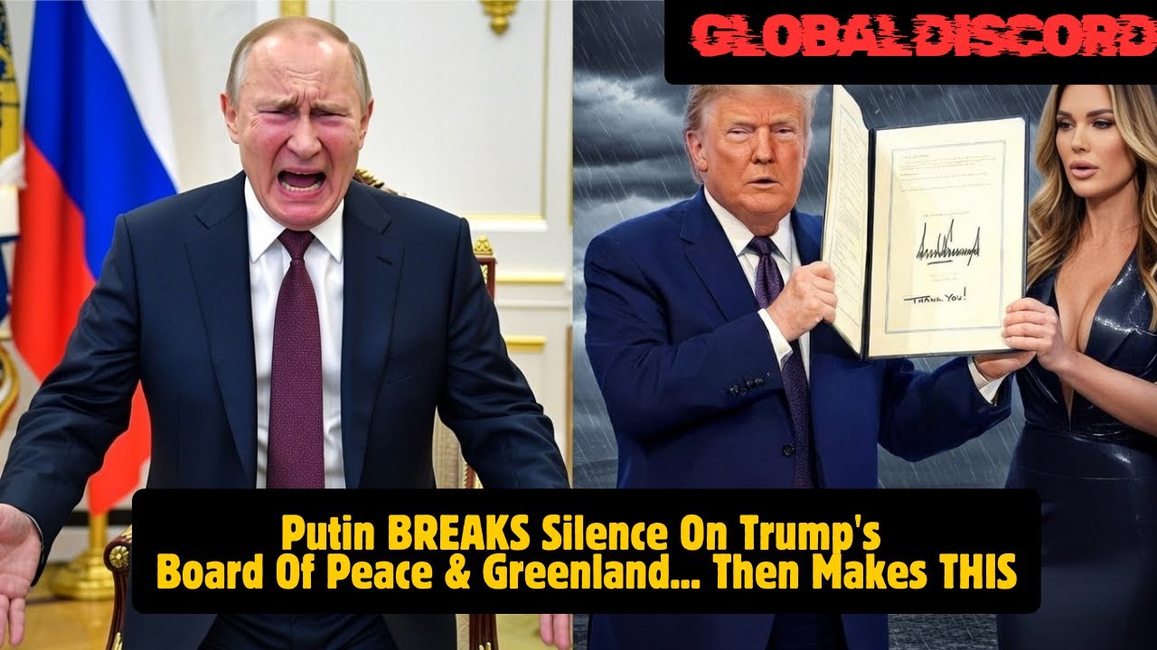 Putin BREAKS Silence On Trump's Board Of Peace & Greenland... Then Makes THIS MOVE
