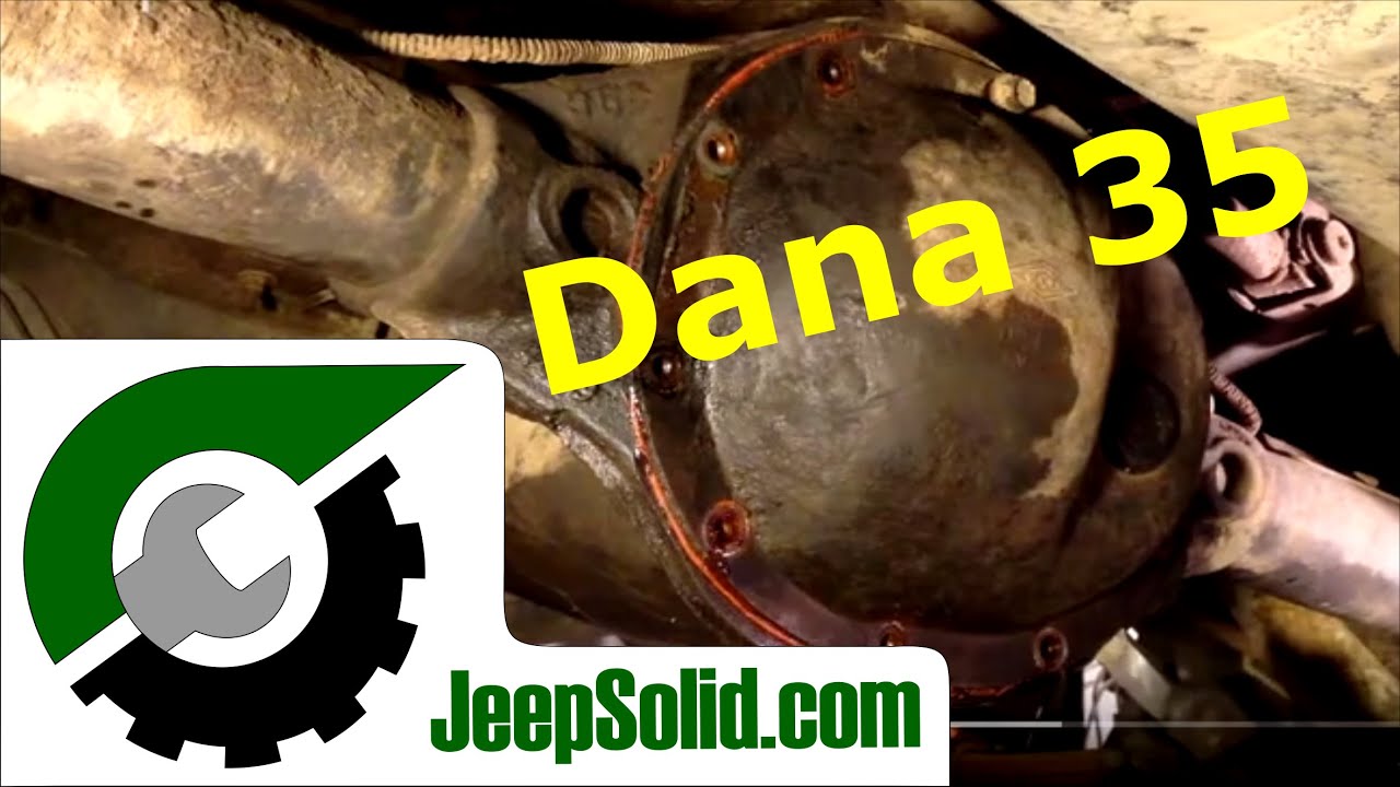 Differential fluid change: Jeep wrangler Dana 35 differential fluid -  YouTube