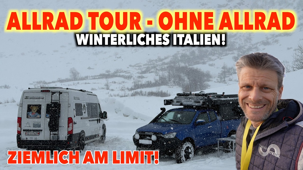 #1338 ZOTTL AM LIMIT! HALLO ALLRAD? Italien wills wissen! | Neuschnee & MICHELIN EASY GRIP EVOLUTION